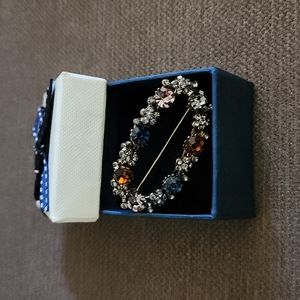BROOCH PIN with Colorful Fashion Stones